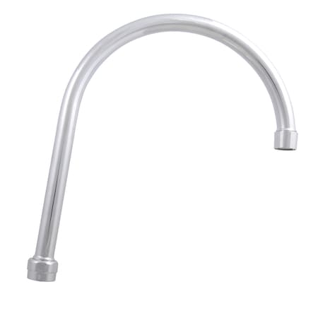 Evolution Series Stainless Steel Goosneck Spout,8,2.2 GPM Flow Rate